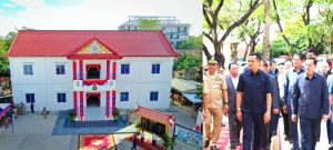 ឯកឧត្តមអភិសន្តិបណ្ឌិត ស សុខា អញ្ជើញសម្ពោធដាក់ឲ្យប្រើប្រាស់ អគារមួយខ្នង និងសមិទ្ធផលនានា ក្នុងស្នងការដ្ឋាននគរបាលខេត្តកំពង់ចាម