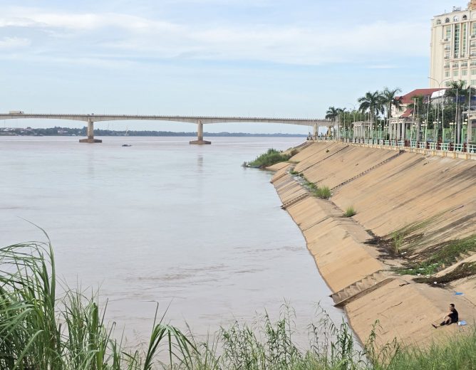 មិនឡើង មិនចុះ សម្រាប់កម្ពស់ទឹកទន្លេមេគង្គខេត្តកំពង់ចាមនៅថ្ងៃនេះ